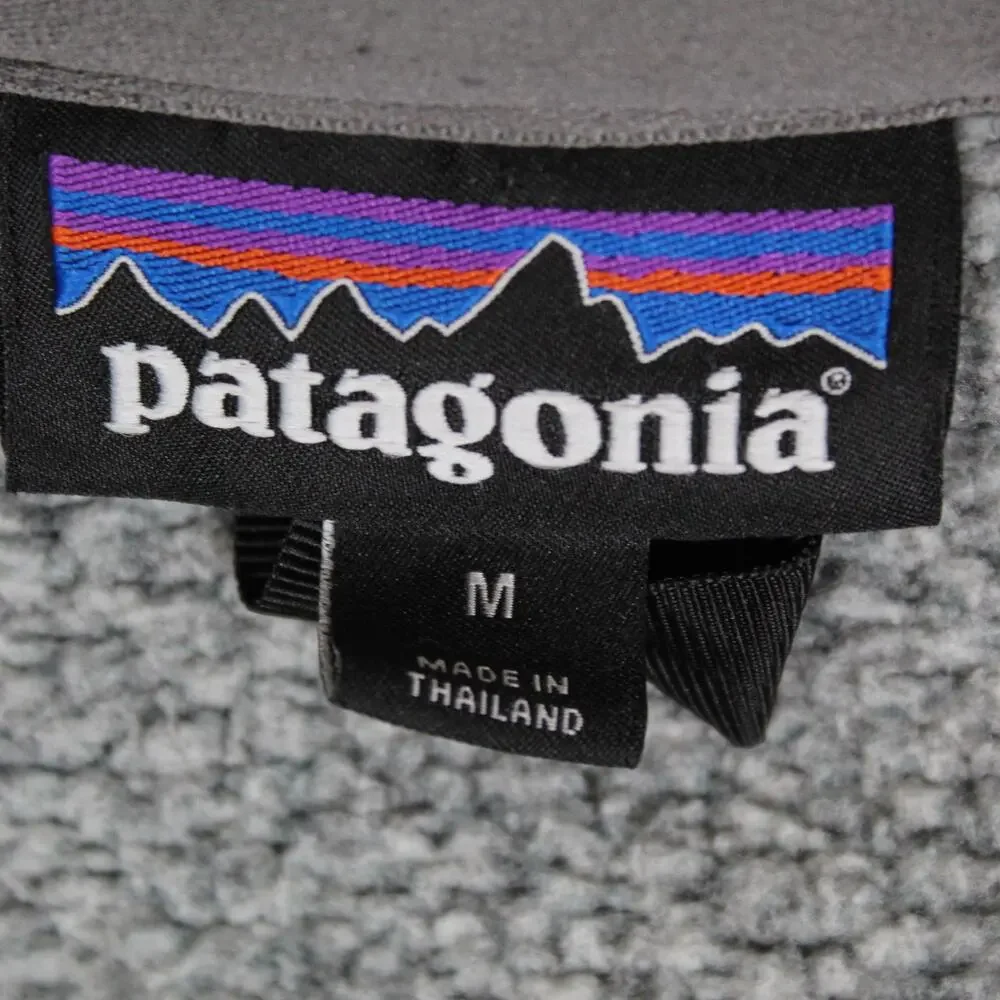 Patagonia Better Sweater Jacket Mens Medium Gray Full Zip Fleece Outdoor